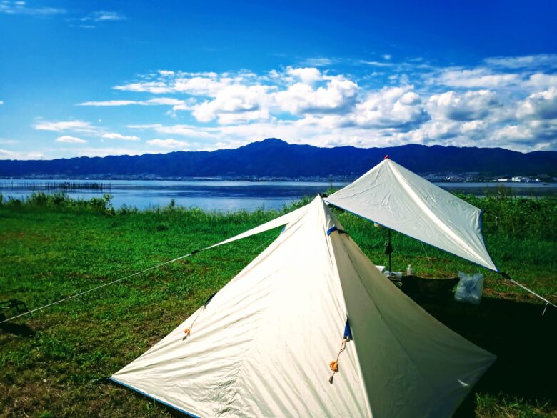 琵琶湖で無料キャンプ 完全無料 湖岸緑地 復活 ピエリ守山 Goto利用一泊600円のビジネスホテル 40代からの東南アジア沈没記